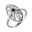 Серебряное кольцо Афродита 2386052